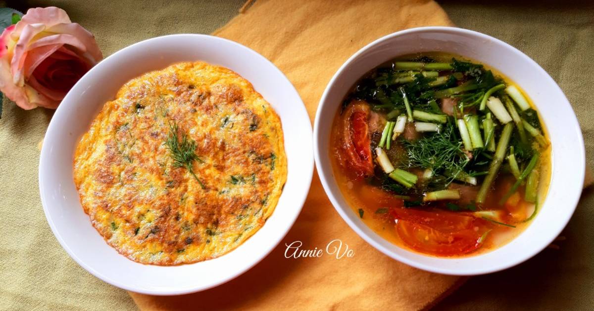 Cơm nhà hai món