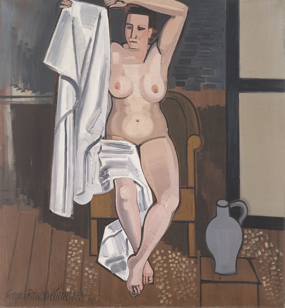 Nude with White Sheet 1937