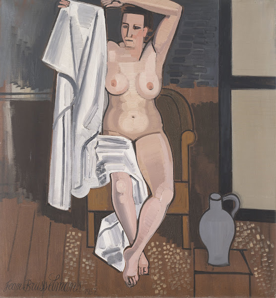 Nude with White Sheet 1937