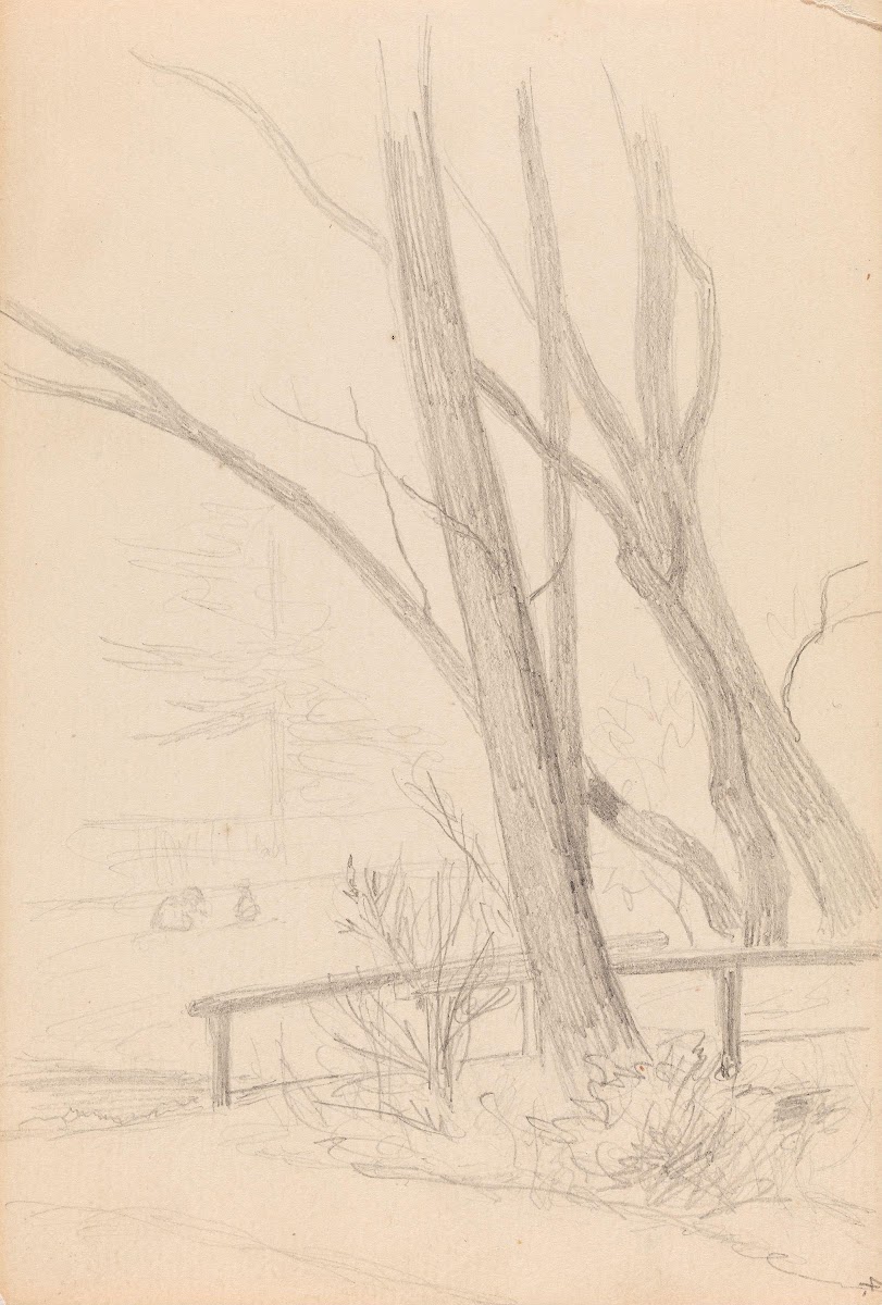 Trær i landskap 1857
