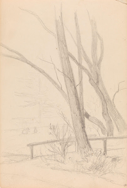 Trær i landskap 1857