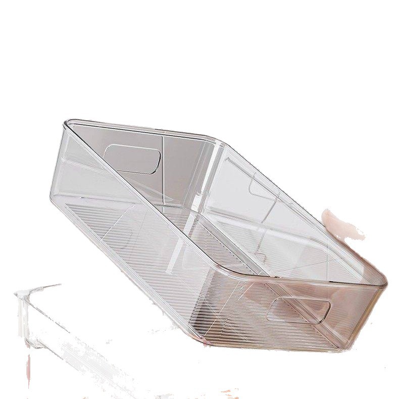 Transparent storage box for cosmetics and small items