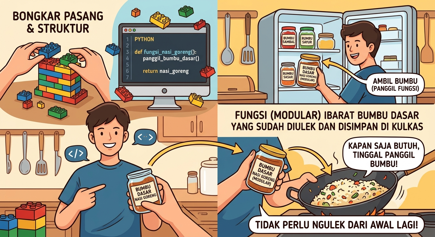 Ilustrasi Lego dan Fungsi
