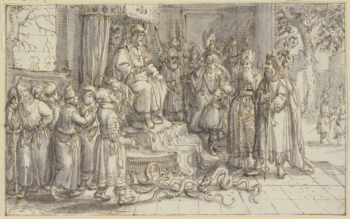 Moses and Aaron before Pharaoh ca 1611
