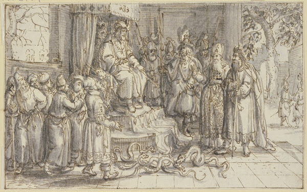 Moses and Aaron before Pharaoh ca 1611