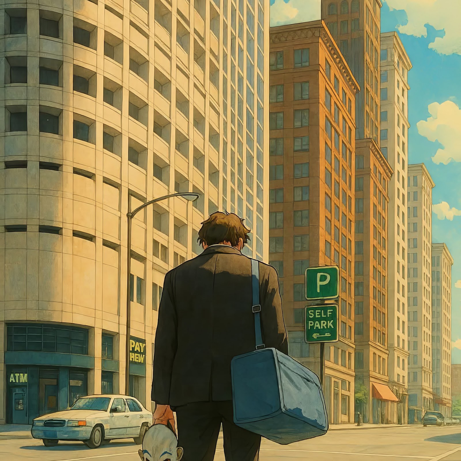 Download The Dark Knight, Gotham City, Superhero, Comic Art 2K iPhone