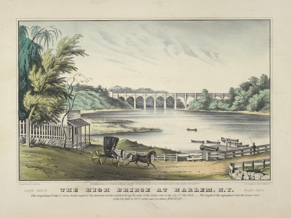 Length 1450 ft The High Bridge at Harlem NY Height 114 ft 1849