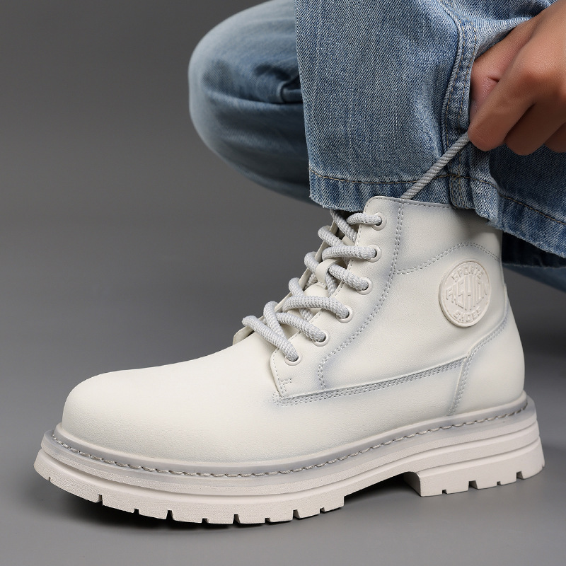 Modische Herren-Stiefel, gefüttert