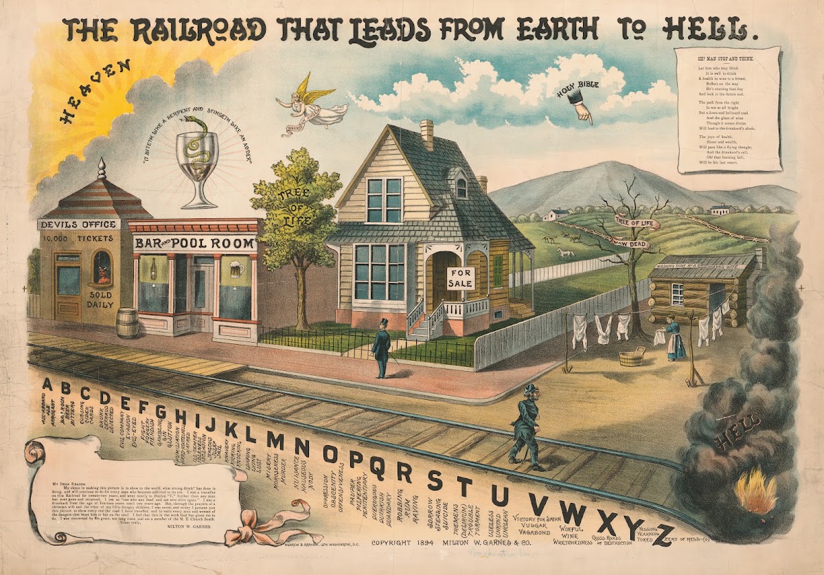 The railroad that leads from earth to hell 1894