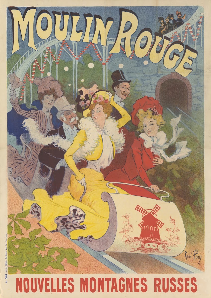 Moulin rouge Nouvelles montagnes russes 1901
