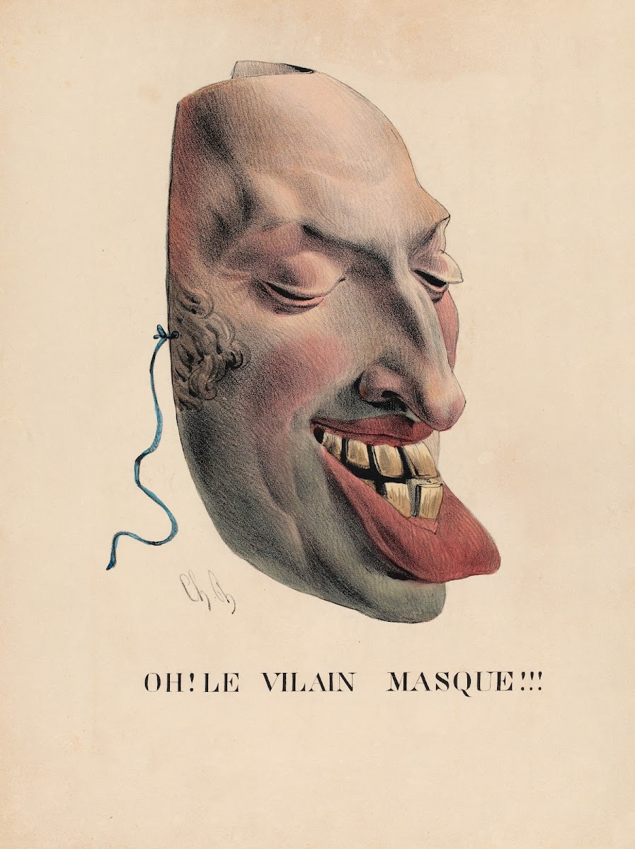 Oh Le vilain masque 1830