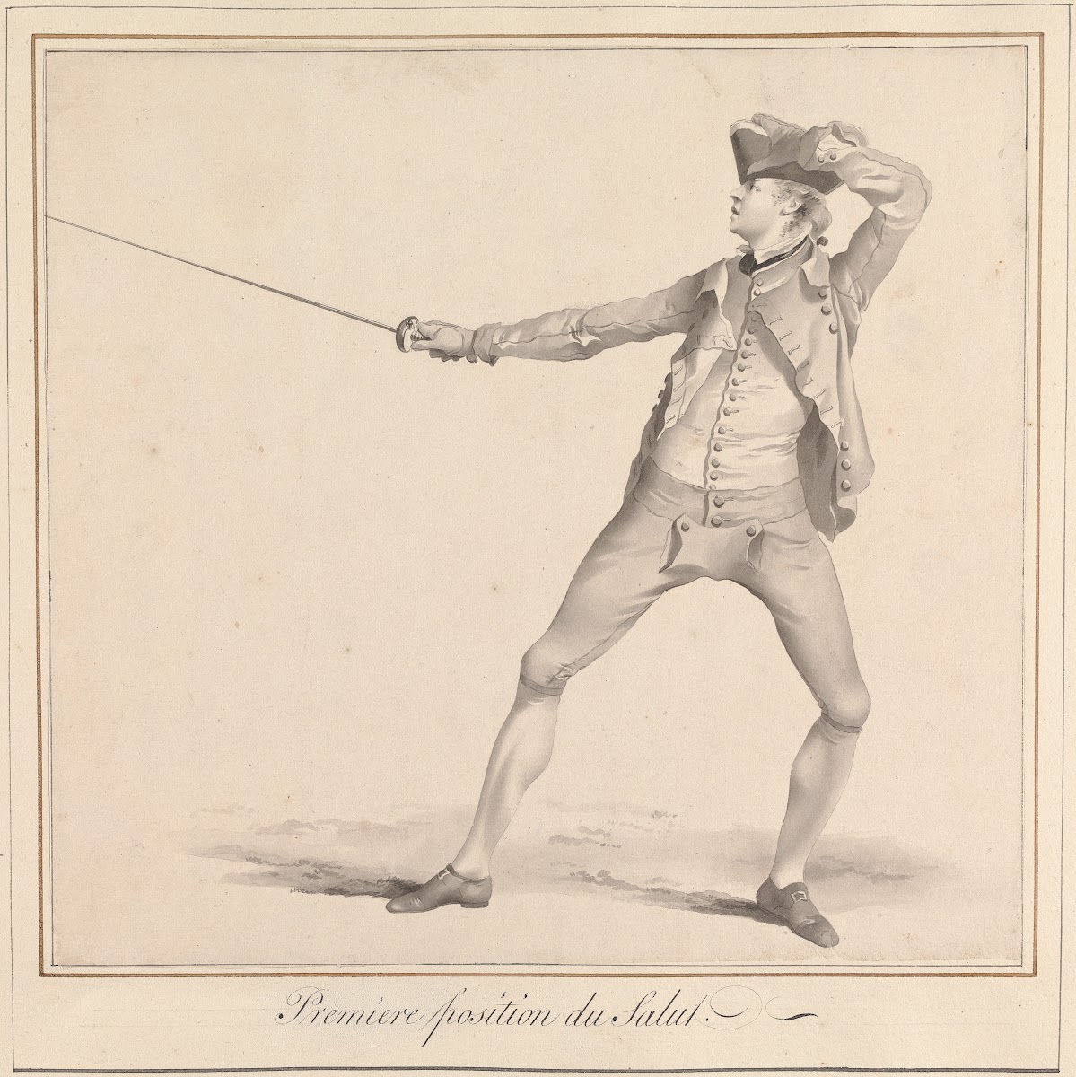 Premiere Position du Salut 1763