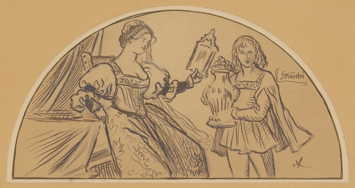 Allegory of Glassmaking 19001910