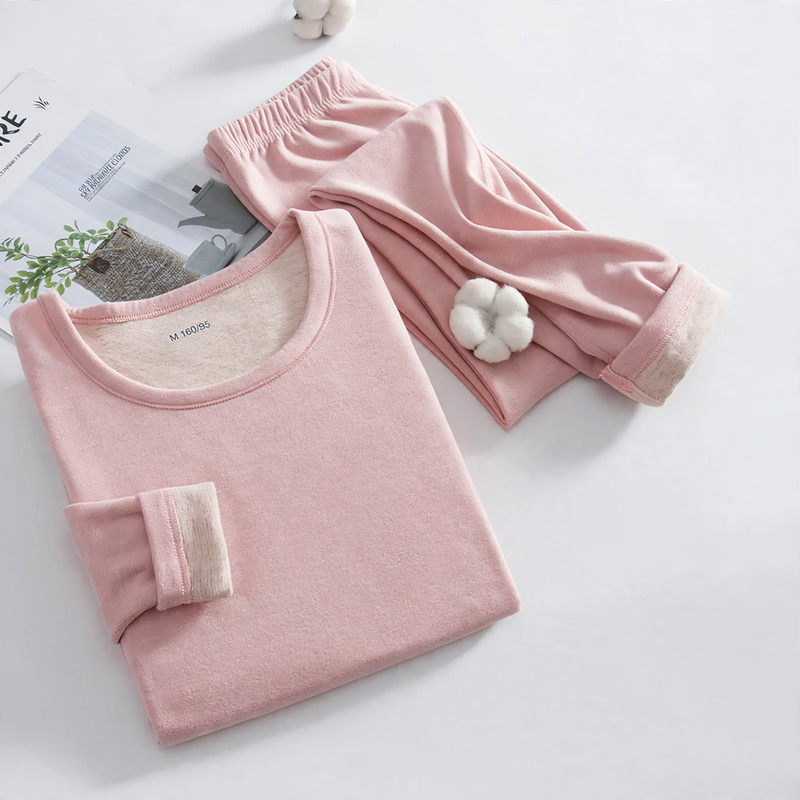 Thermal underwear set with wool content