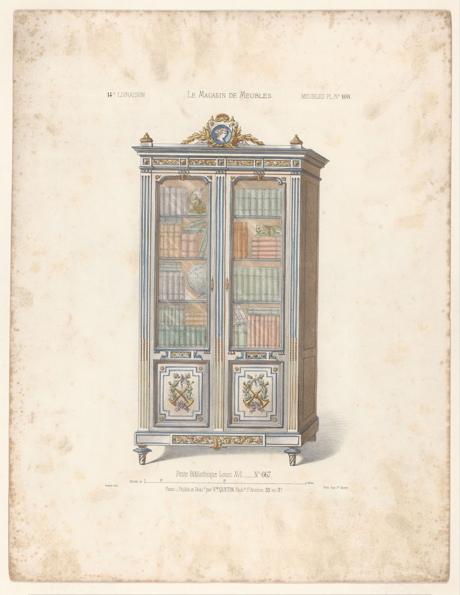 Petit Bibliothèque Louis XVI 1832   1904