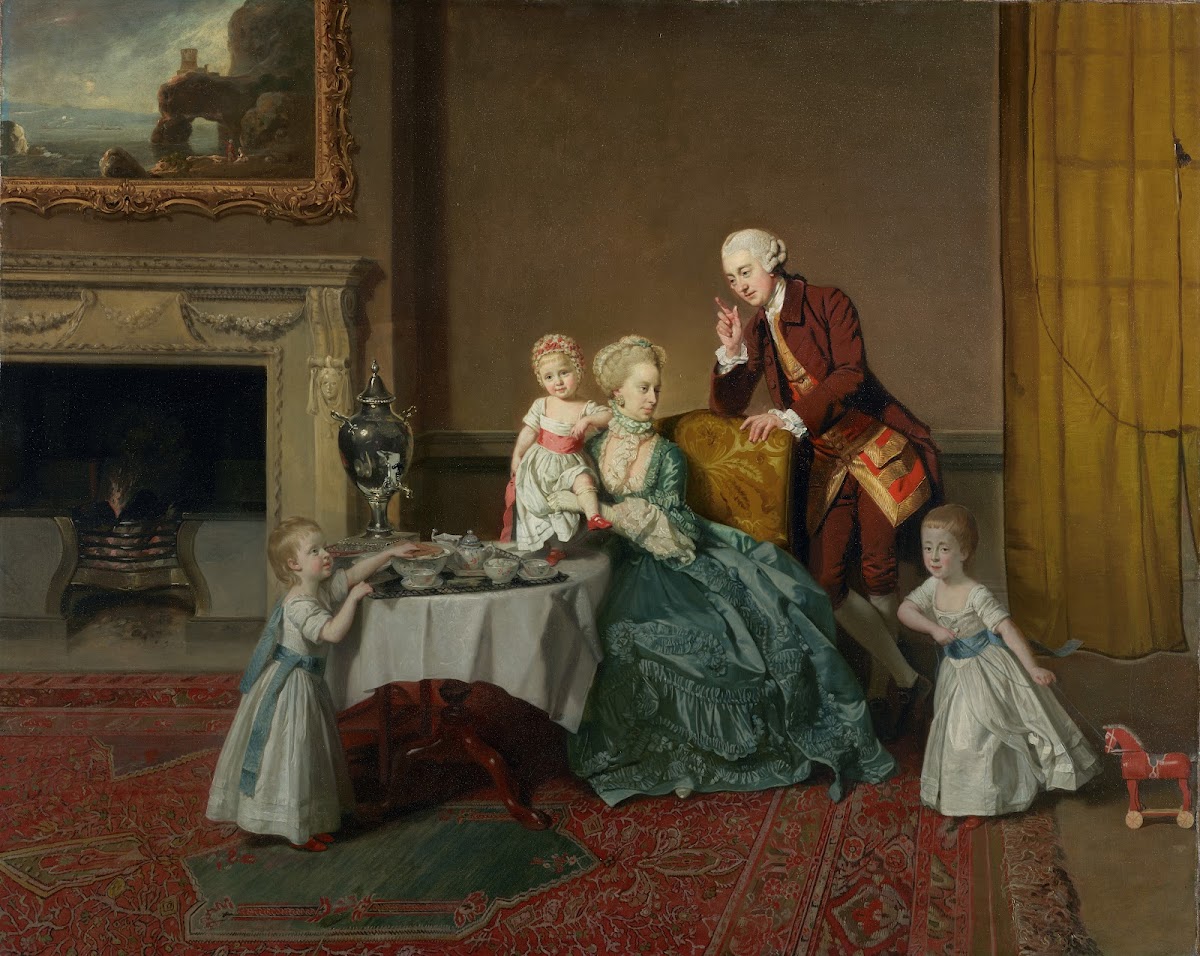 John Fourteenth Lord Willoughby de Broke and His Family about 1766