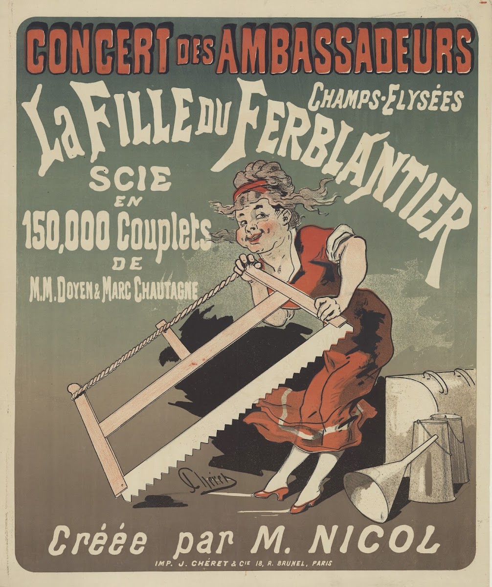 Concert des Ambassadeurs La Fille du ferblantier 1878