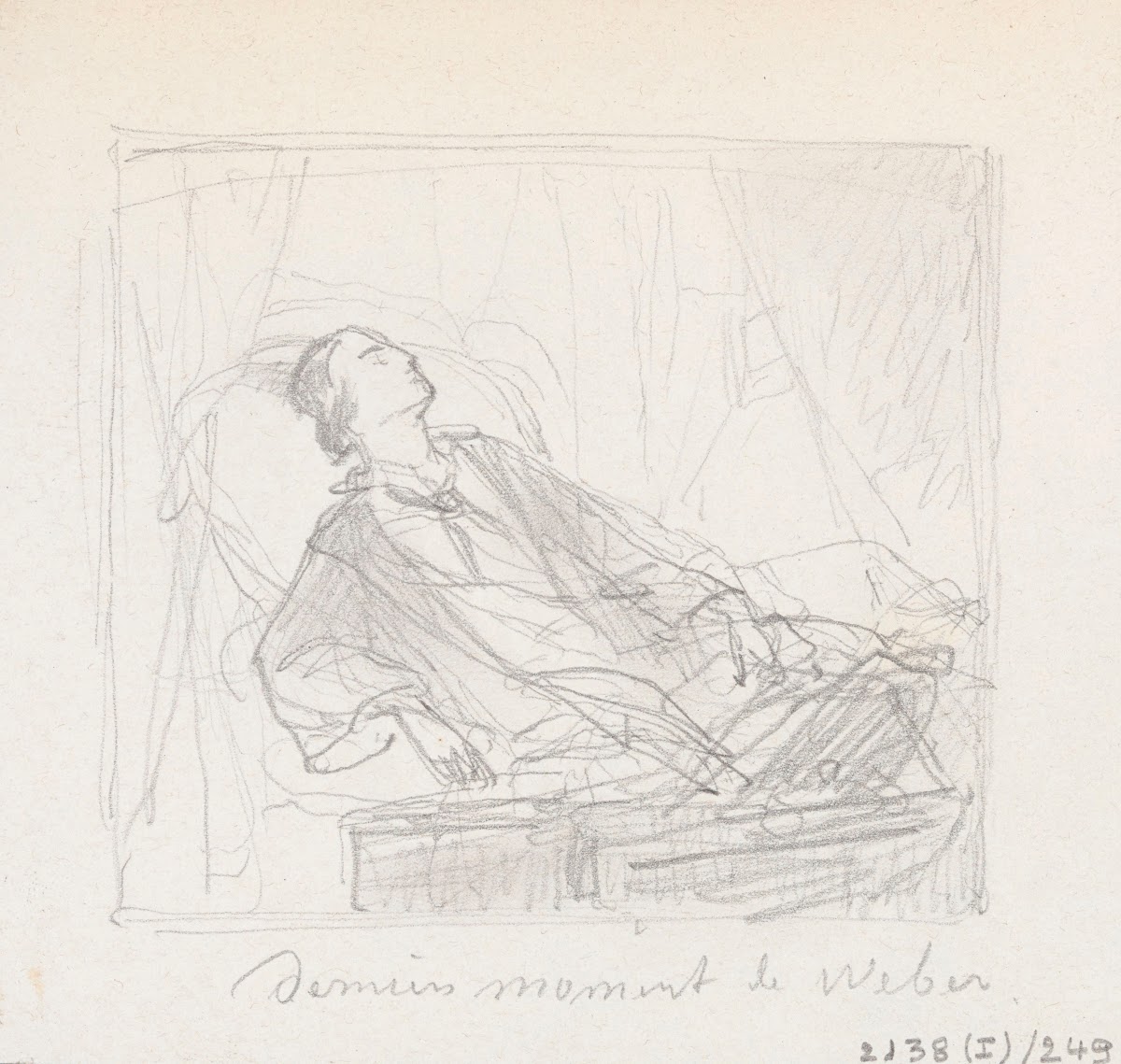 The Last Moments of the Composer Carl Maria von Weber
