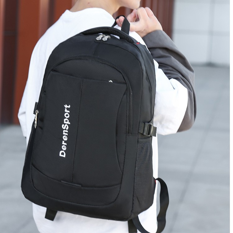 Nylon Backpack, 20-35 L, for School and Travel