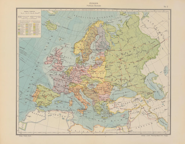 a Europa  Politische Übersicht 1923