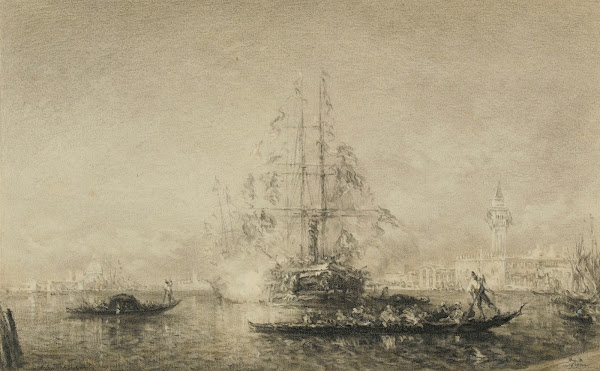 Vue de Venise daprès Ziem 1909