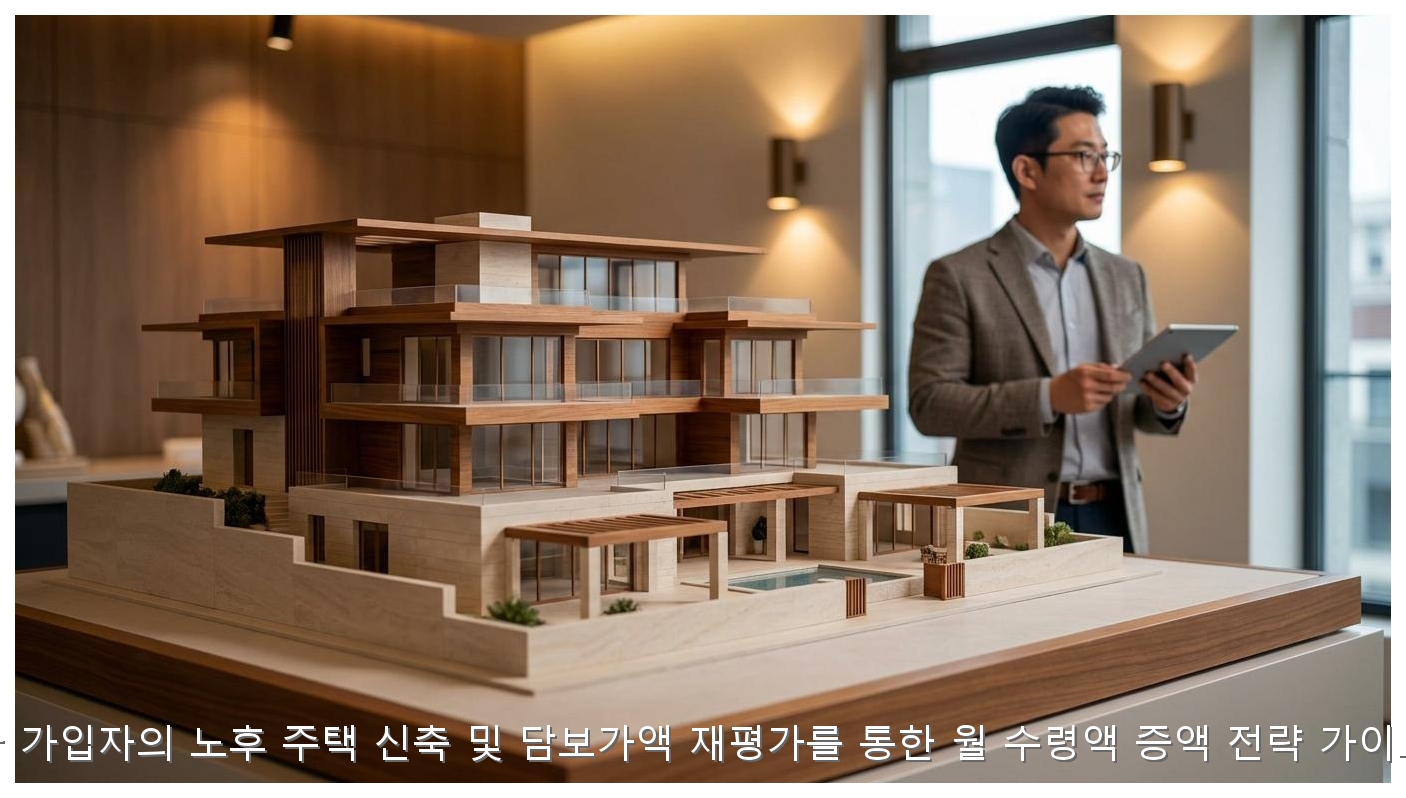 주택연금 가입자의 노후 주택 신축 및 담보가액 재평가를 통한 월 수령액 증액 전략 가이드 (2026) 핵심 안내 및 분석 인포그래픽 (4)