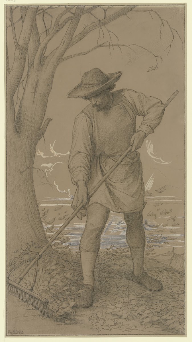 Leaves collector autumn 1880