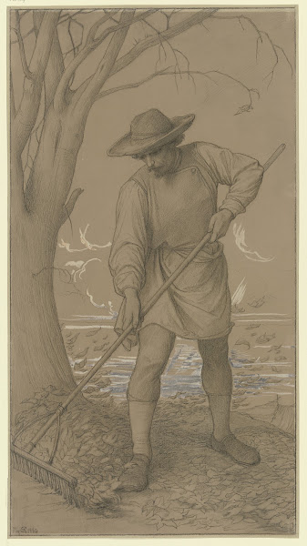 Leaves collector autumn 1880