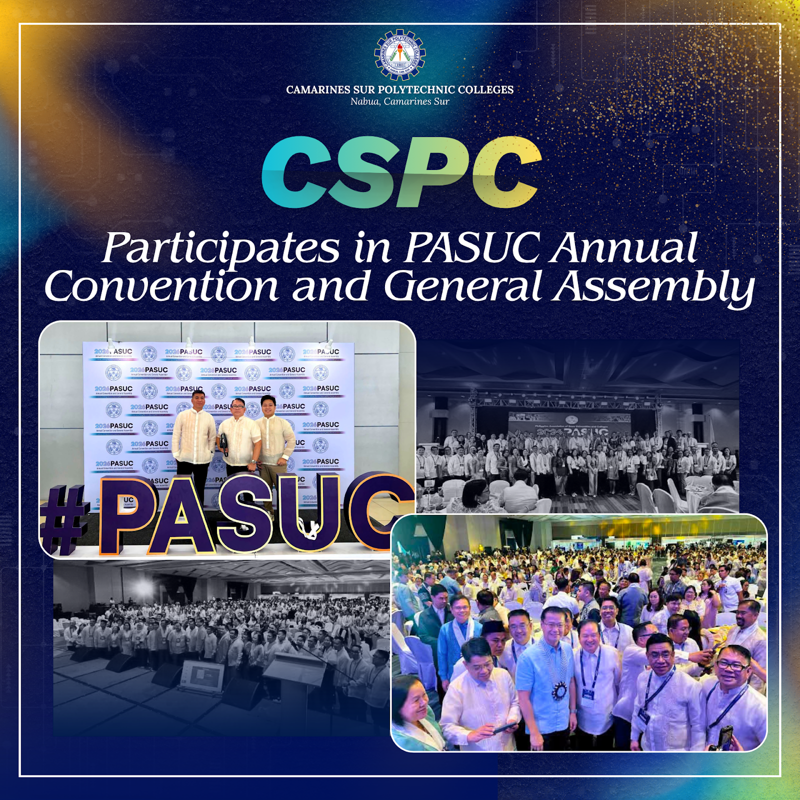 𝗖𝗦𝗣𝗖 𝗣𝗮𝗿𝘁𝗶𝗰𝗶𝗽𝗮𝘁𝗲𝘀 𝗶𝗻 𝟮𝟬𝟮𝟲 𝗣𝗔𝗦𝗨𝗖 𝗔𝗻𝗻𝘂𝗮𝗹 𝗖𝗼𝗻𝘃𝗲𝗻𝘁𝗶𝗼𝗻 𝗮𝗻𝗱 𝗚𝗲𝗻𝗲𝗿𝗮𝗹 𝗔𝘀𝘀𝗲𝗺𝗯𝗹𝘆