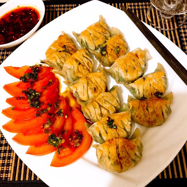 Sủi Cảo Hẹ Chiên