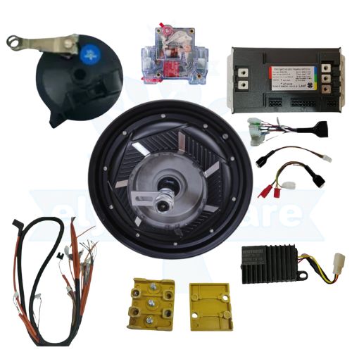 10INCH 1200W DRUM EV CONVERSION KIT 7P (+GST 18%) (2df7)