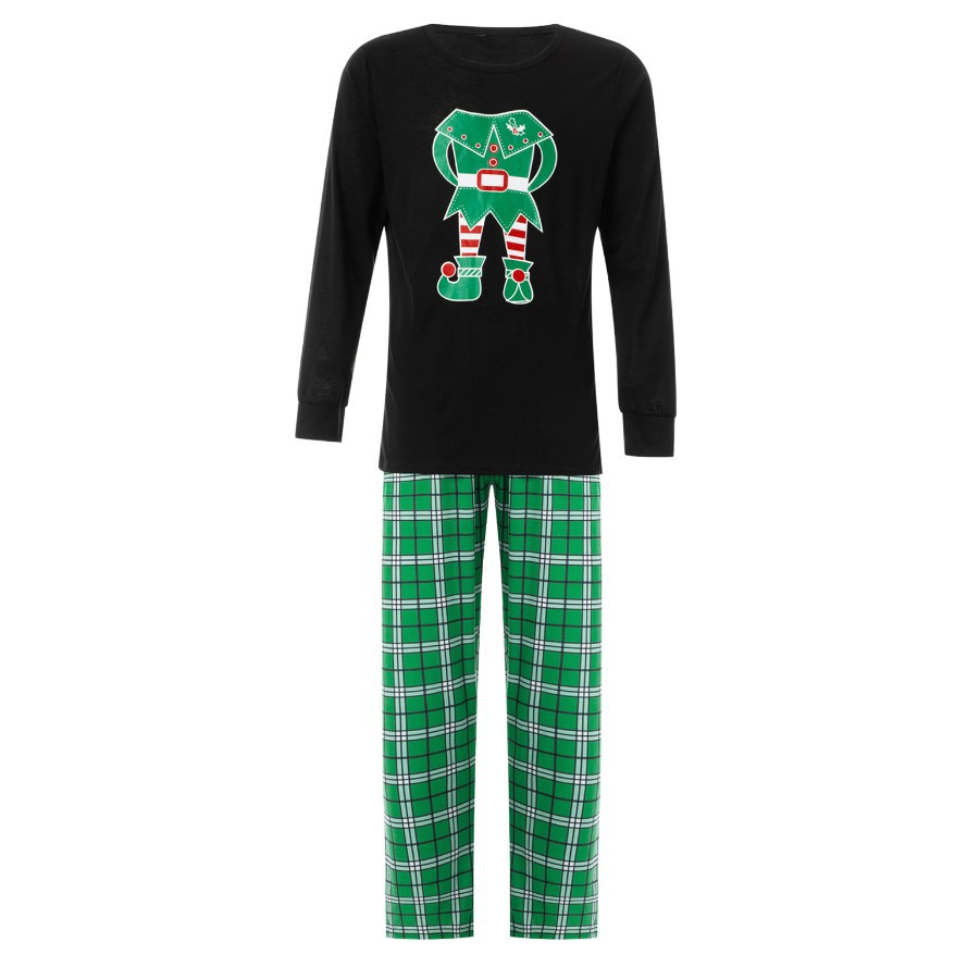 Christmas Pajama Set for the Family with Letter Design
