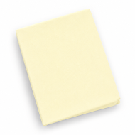 Fitted sheet for children's mattress Twins 120x60 calico yellow