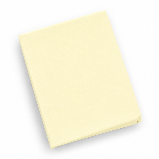 Fitted sheet for children's mattress Twins 120x60 calico yellow