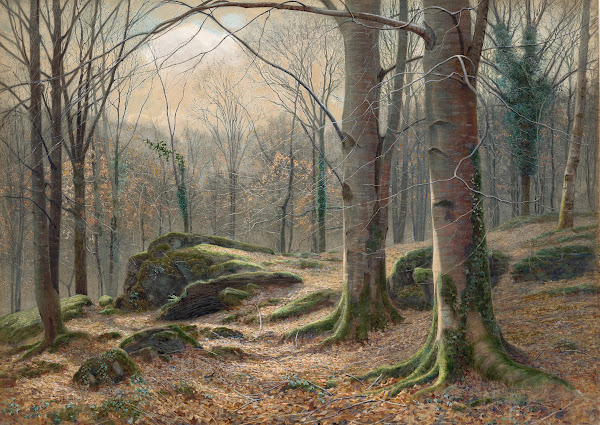 A Winter Morning Hoar Frost Melting c 1892