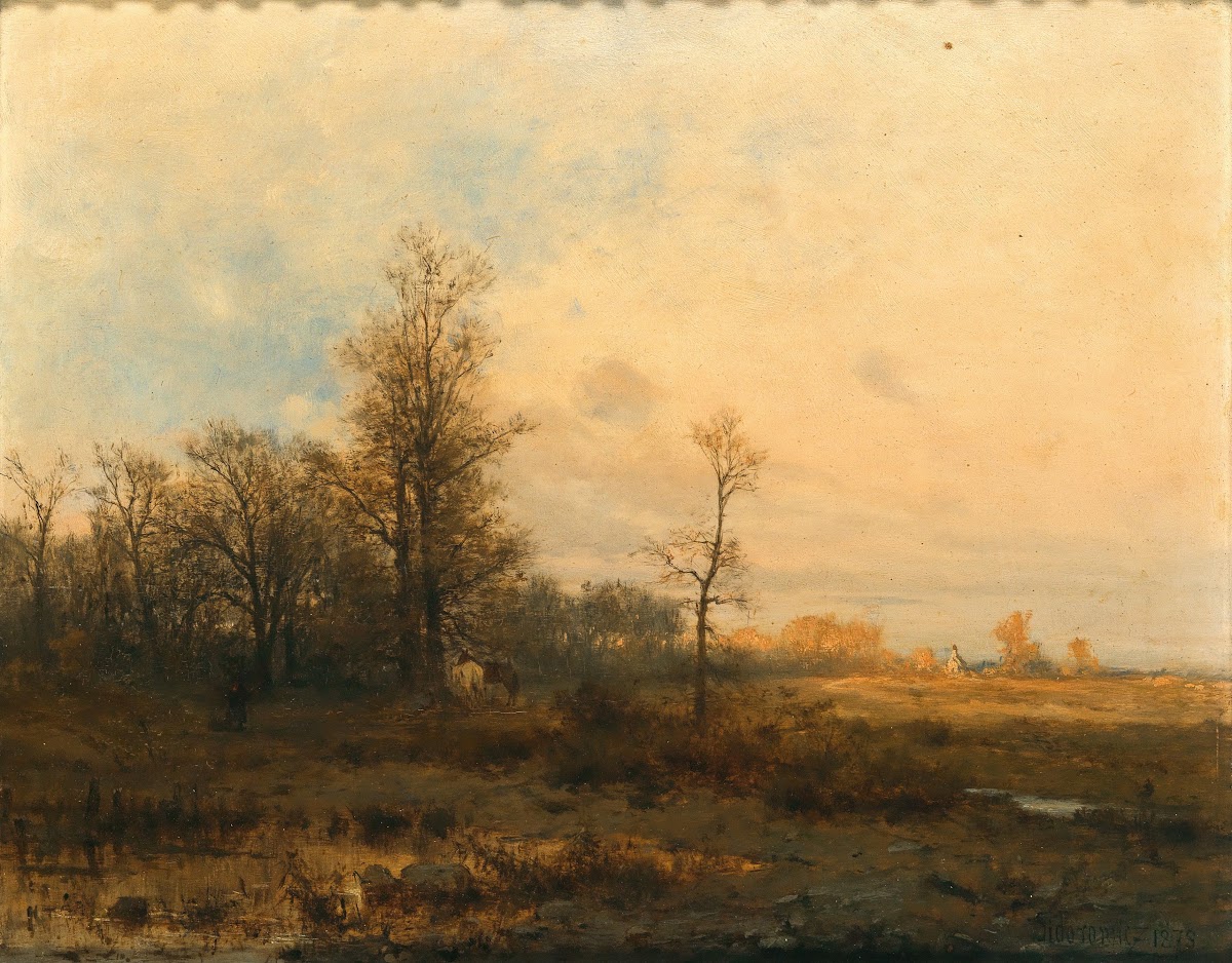 An Autumnal Landscape in the Evening 1878
