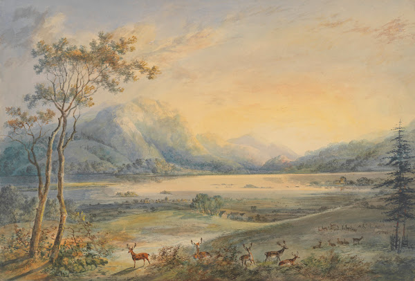Killarney Lakes from Lord Kenmares Deer Park 1831