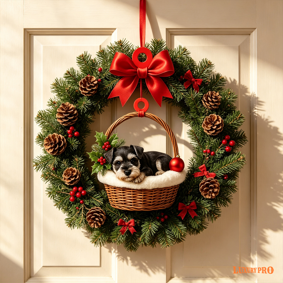 9cm Double-printed Wooden Ornament