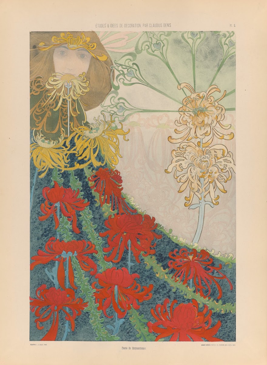 Féerie de chrysanthèmes 1920