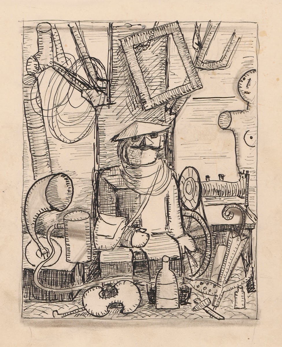 Antykwariusz rysunek wersji ostatecznej 1930