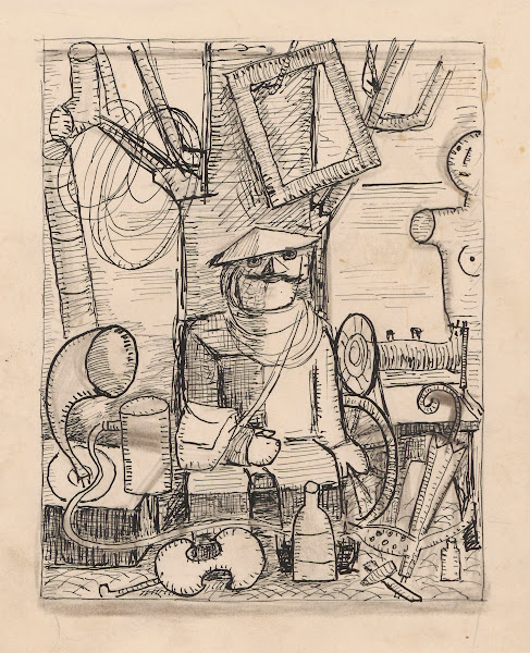 Antykwariusz rysunek wersji ostatecznej 1930