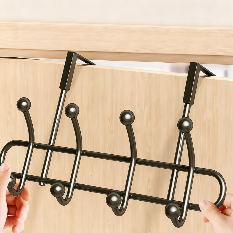 Wall hooks without drilling, steel, multi-layered