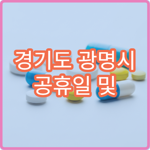 경기도 광명시 공휴일 및 대체 공휴일 신경과 진료 병원 찾기