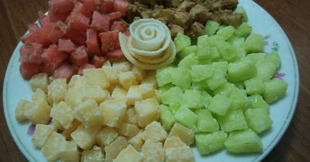 Mứt dừa viên đón tết