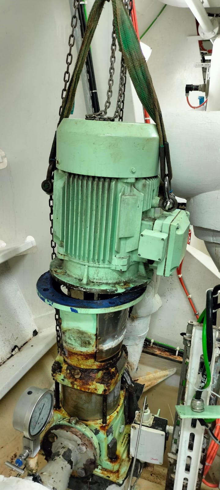 Pump Motor Inspecting