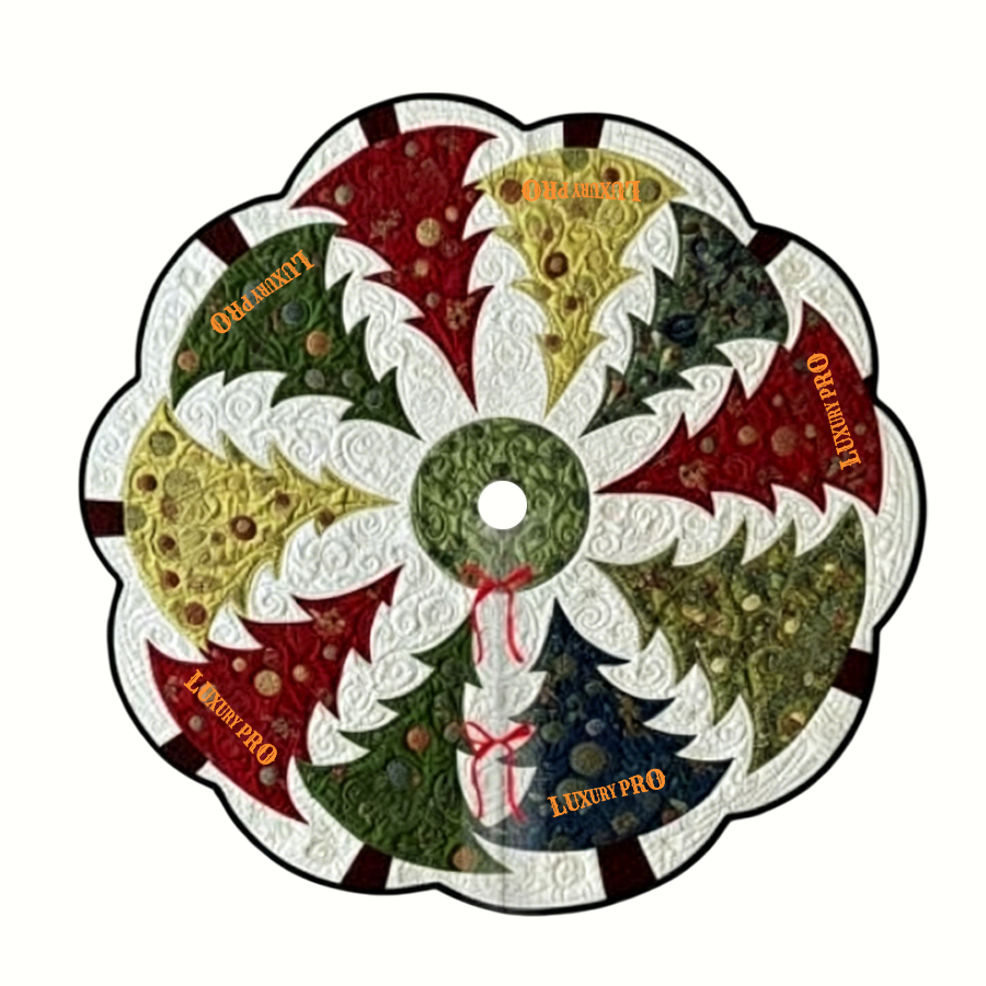 Tree-shaped Free-pin Christmas Tree Mat
