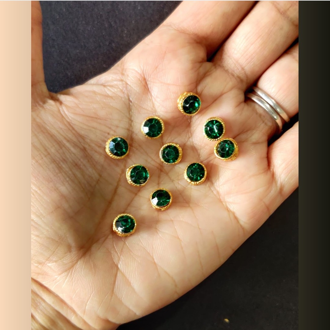 Green Small Round-P11-pack of 10