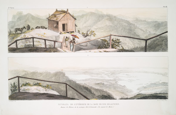 Panorama de lintérieur de la baie de Rio de Janeiro 1834   1839