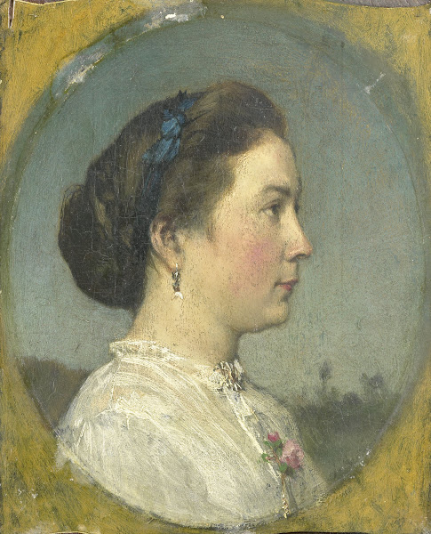 Portrait of Catharina Hendrika Horn the Artists Wife c 1867