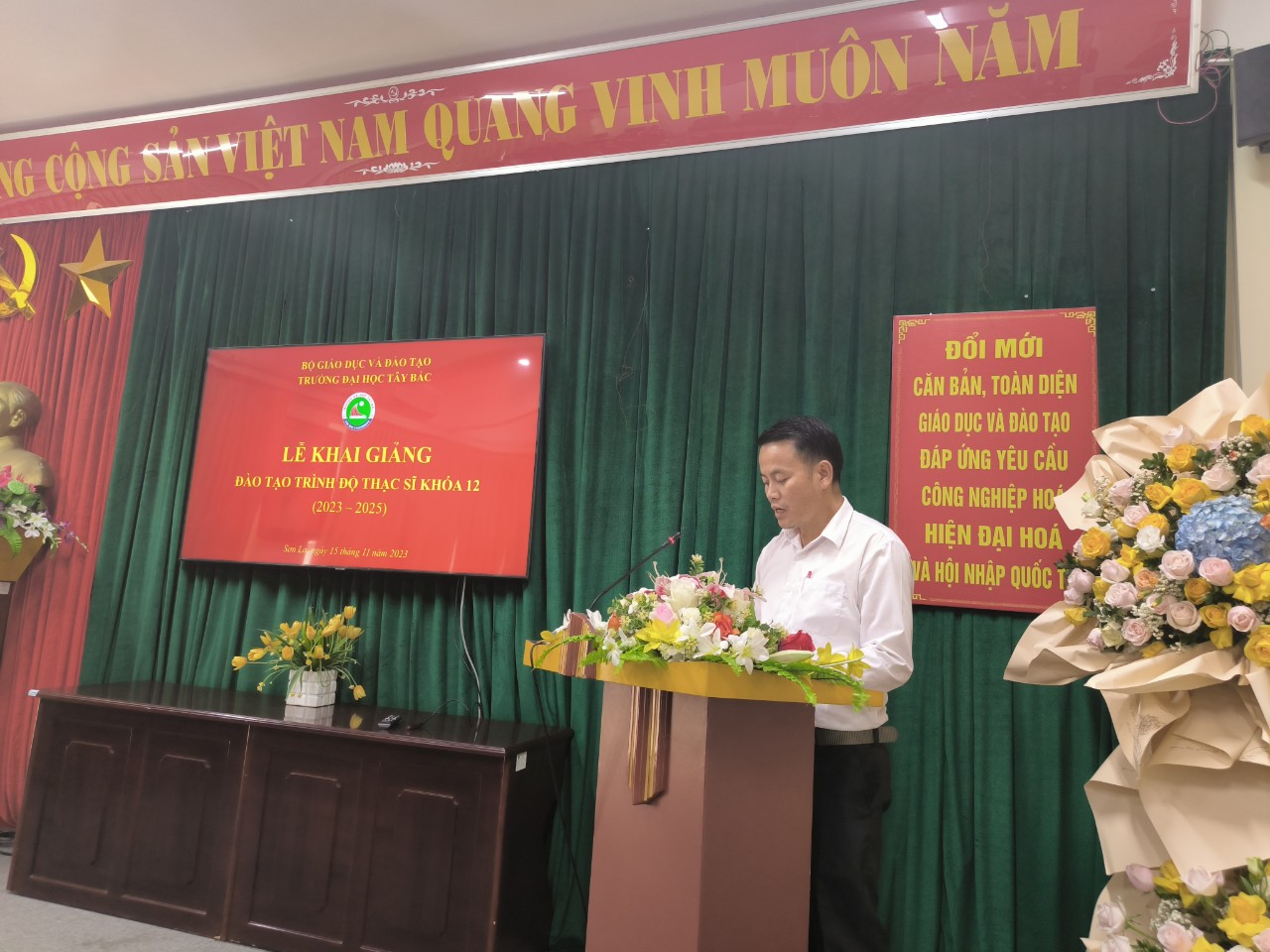 Trường Đại học Tây Bắc khai giảng đào tạo thạc sĩ khóa 12 (2023 - 2025)